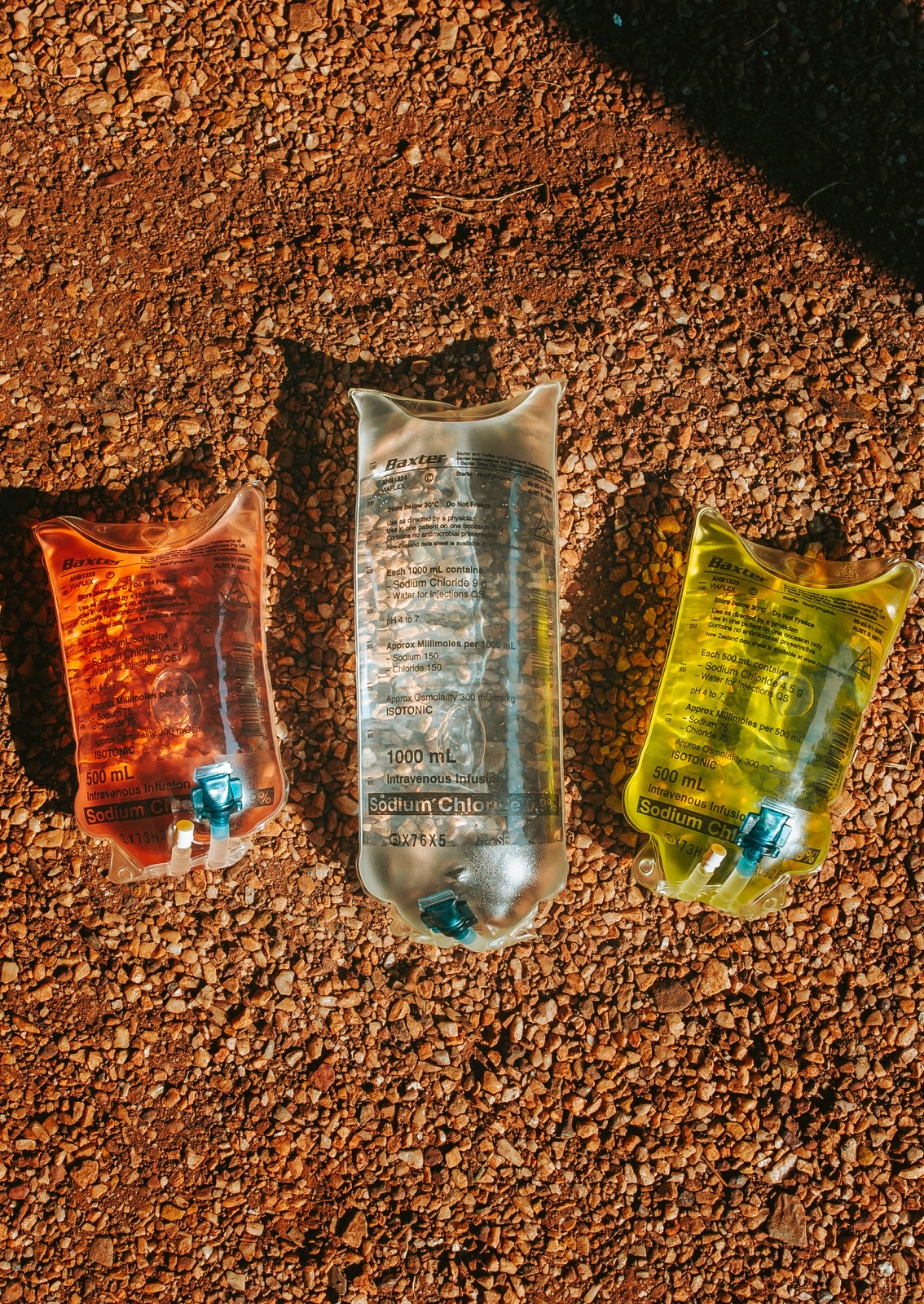 IV drip equipment ready for mobile visits